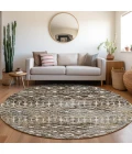Dalyn Lorenzo Brown LN7 8ft. x 8ft. Rug