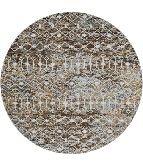 Dalyn Lorenzo Brown LN7 8ft. x 8ft. Rug