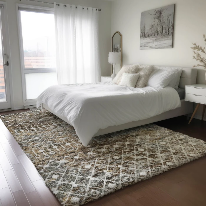 Dalyn Lorenzo Brown LN7 3ft. x 5ft. Rug