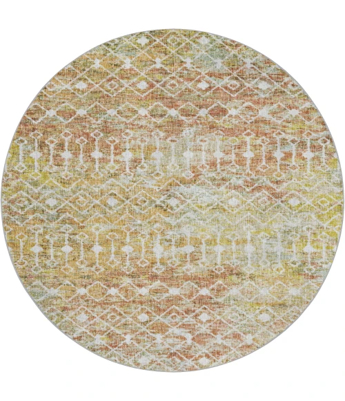 Dalyn Lorenzo Orange LN7 8ft. x 8ft. Rug