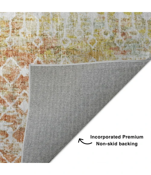 Dalyn Lorenzo Orange LN7 8ft. x 10ft. Rug