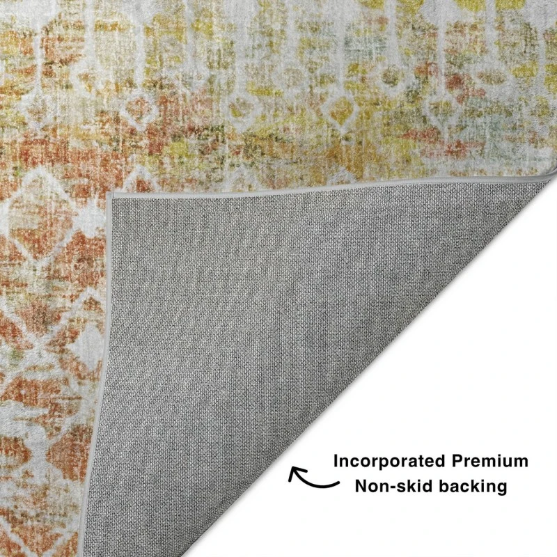 Dalyn Lorenzo Orange LN7 8ft. x 10ft. Rug