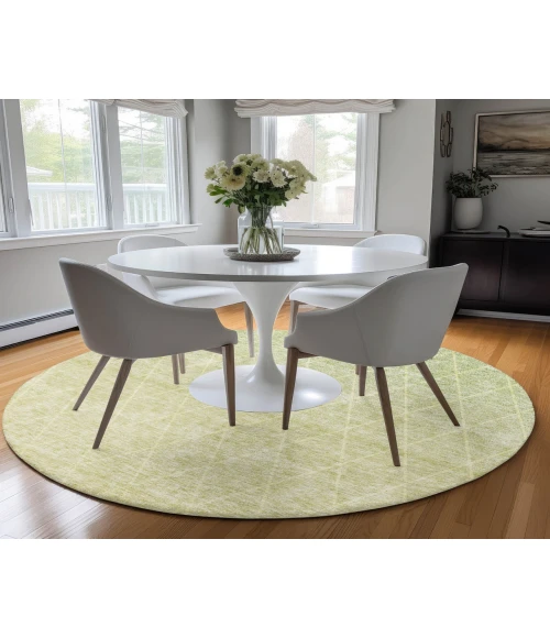 Dalyn Luxury Washable Lazio LZ2 Aloe 8' x 8' Round Rug