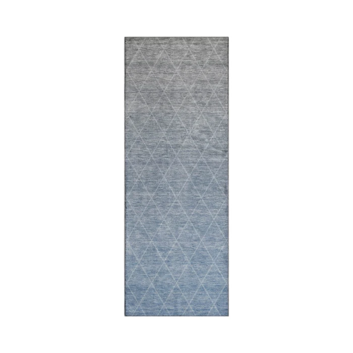 Dalyn Luxury Washable Lazio LZ2 Blue 2'3" x 7'6" Runner Rug
