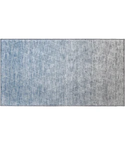 Dalyn Luxury Washable Lazio LZ2 Blue 1'8" x 2'6" Rug