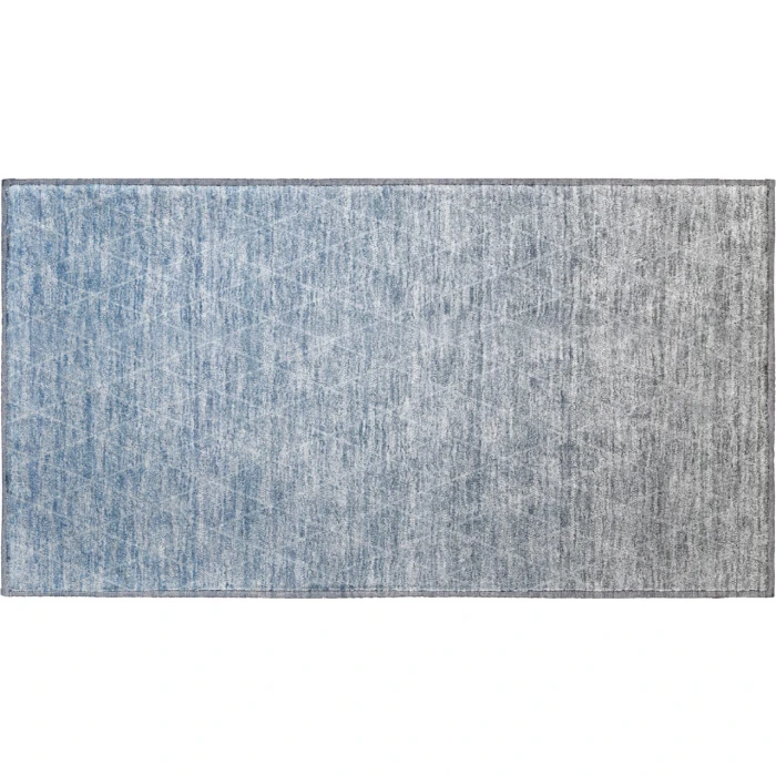 Dalyn Luxury Washable Lazio LZ2 Blue 1'8" x 2'6" Rug