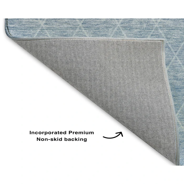 Dalyn Luxury Washable Lazio LZ2 Blue 2'6" x 3'10" Rug