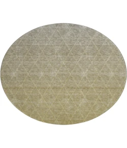 Dalyn Luxury Washable Lazio LZ2 Gold 8' x 8' Round Rug