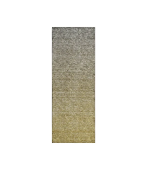 Dalyn Luxury Washable Lazio LZ2 Gold 2'3" x 7'6" Runner Rug