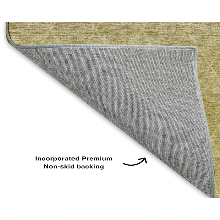 Dalyn Luxury Washable Lazio LZ2 Gold 2'6" x 3'10" Rug