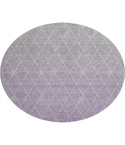 Dalyn Luxury Washable Lazio LZ2 Lavender 8' x 8' Round Rug