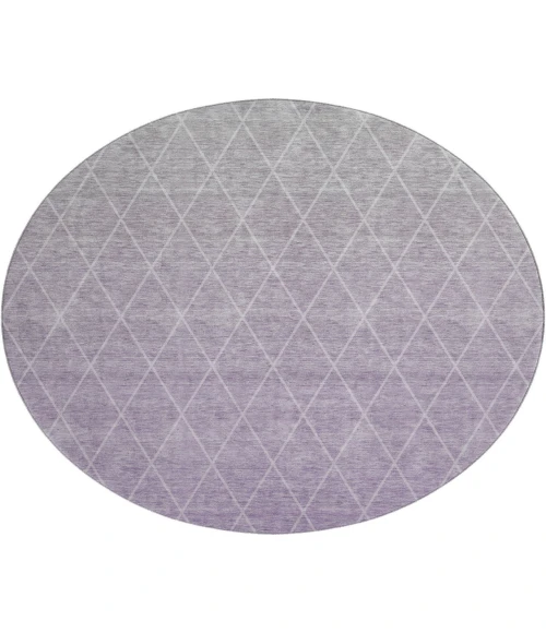 Dalyn Luxury Washable Lazio LZ2 Lavender 8' x 8' Round Rug