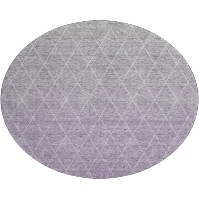 Dalyn Luxury Washable Lazio LZ2 Lavender 8' x 8' Round Rug