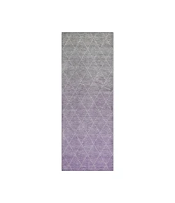 Dalyn Luxury Washable Lazio LZ2 Lavender 2'3" x 7'6" Runner Rug