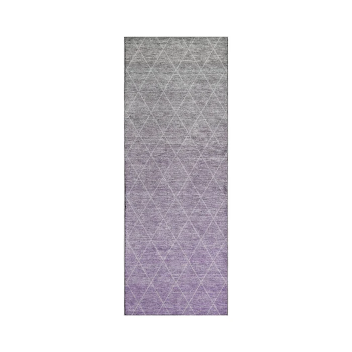 Dalyn Luxury Washable Lazio LZ2 Lavender 2'3" x 7'6" Runner Rug