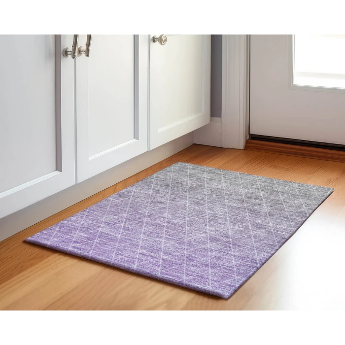 Dalyn Luxury Washable Lazio LZ2 Lavender 1'8" x 2'6" Rug