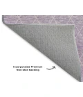 Dalyn Luxury Washable Lazio LZ2 Lavender 3' x 5' Rug