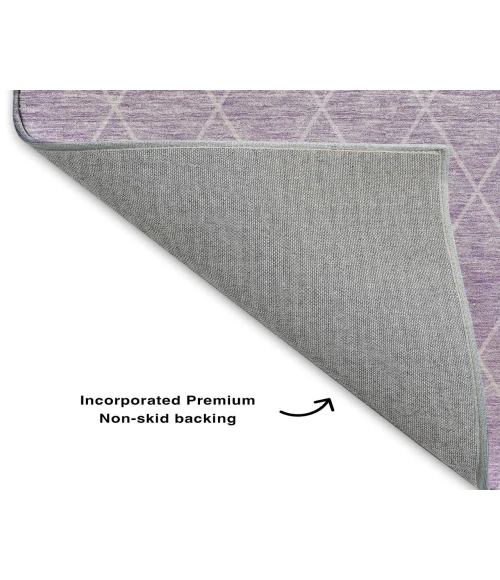 Dalyn Luxury Washable Lazio LZ2 Lavender 3' x 5' Rug