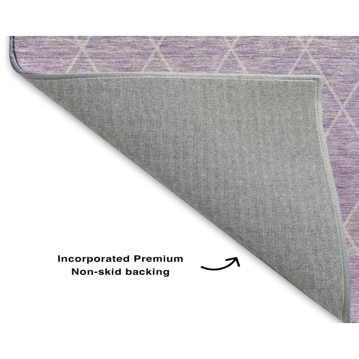Dalyn Luxury Washable Lazio LZ2 Lavender 2'6" x 3'10" Rug