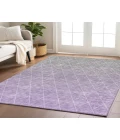 Dalyn Luxury Washable Lazio LZ2 Lavender 3' x 5' Rug