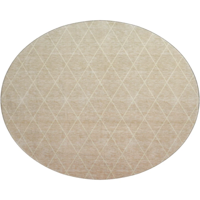 Dalyn Luxury Washable Lazio LZ2 Salmon 8' x 8' Round Rug