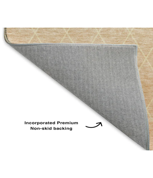 Dalyn Luxury Washable Lazio LZ2 Salmon 1'8" x 2'6" Rug