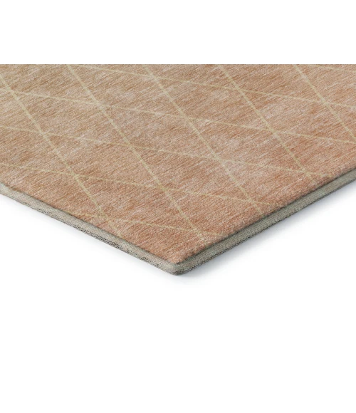 Dalyn Luxury Washable Lazio LZ2 Salmon 1'8" x 2'6" Rug
