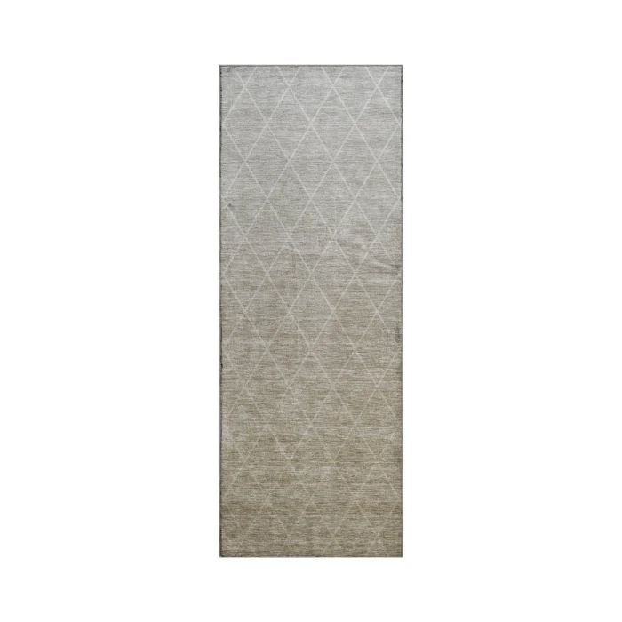Dalyn Luxury Washable Lazio LZ2 Taupe 2'3" x 7'6" Runner Rug