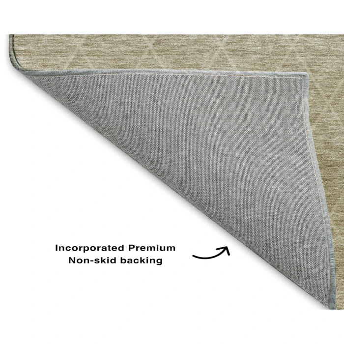 Dalyn Luxury Washable Lazio LZ2 Taupe 2'6" x 3'10" Rug