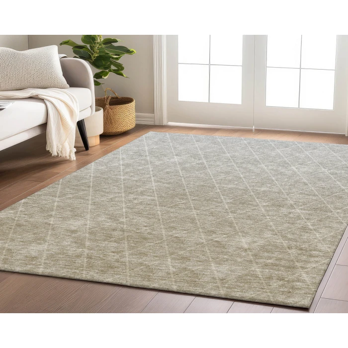 Dalyn Luxury Washable Lazio LZ2 Taupe 2'6" x 3'10" Rug