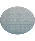 Dalyn Luxury Washable Lazio LZ2 Teal 8' x 8' Round Rug