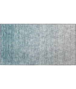 Dalyn Luxury Washable Lazio LZ2 Teal 1'8" x 2'6" Rug