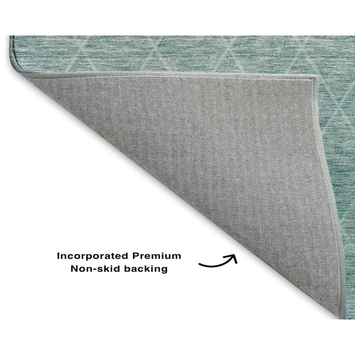 Dalyn Luxury Washable Lazio LZ2 Teal 2'6" x 3'10" Rug