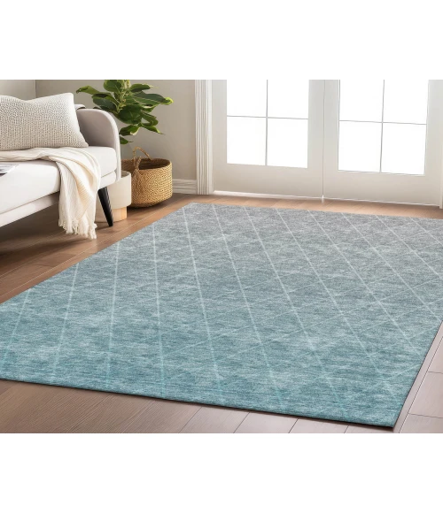Dalyn Luxury Washable Lazio LZ2 Teal 3' x 5' Rug