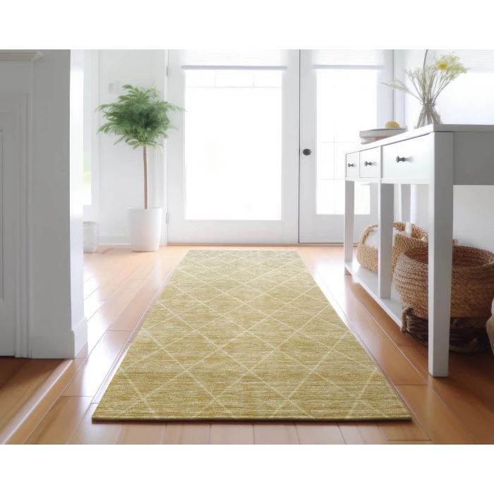 Dalyn Luxury Washable Lazio LZ2 Wheat 2'3" x 7'6" Runner Rug
