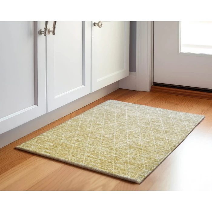 Dalyn Luxury Washable Lazio LZ2 Wheat 1'8" x 2'6" Rug