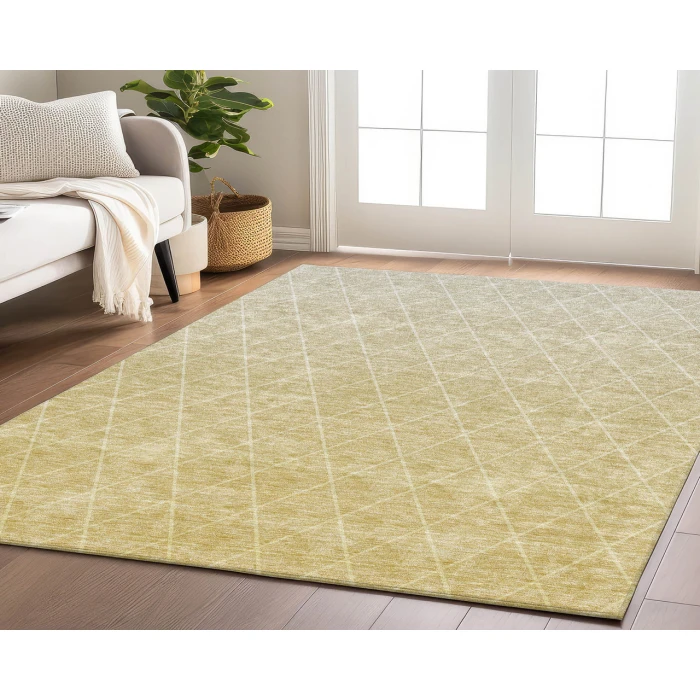 Dalyn Luxury Washable Lazio LZ2 Wheat 5' x 7'6" Rug