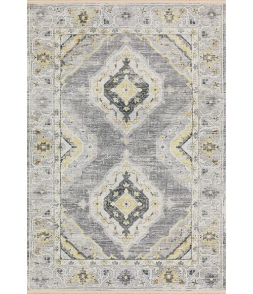 Dalyn Marbella MB1 Grey Area Rug 2 ft. 3 X 7 ft. 6 Rectangle