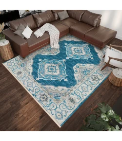 Dalyn Marbella MB1 Indigo Area Rug 5 ft. X 7 ft. 6 Rectangle