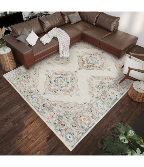 Dalyn Marbella MB1 Ivory Area Rug 3 ft. X 5 ft. Rectangle