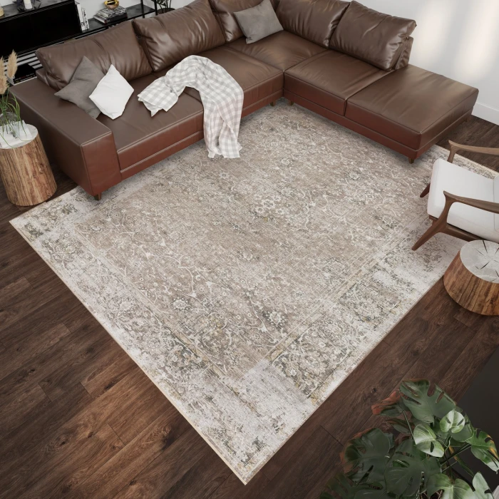 Dalyn Marbella MB2 Taupe Area Rug 9 ft. X 13 ft. Rectangle