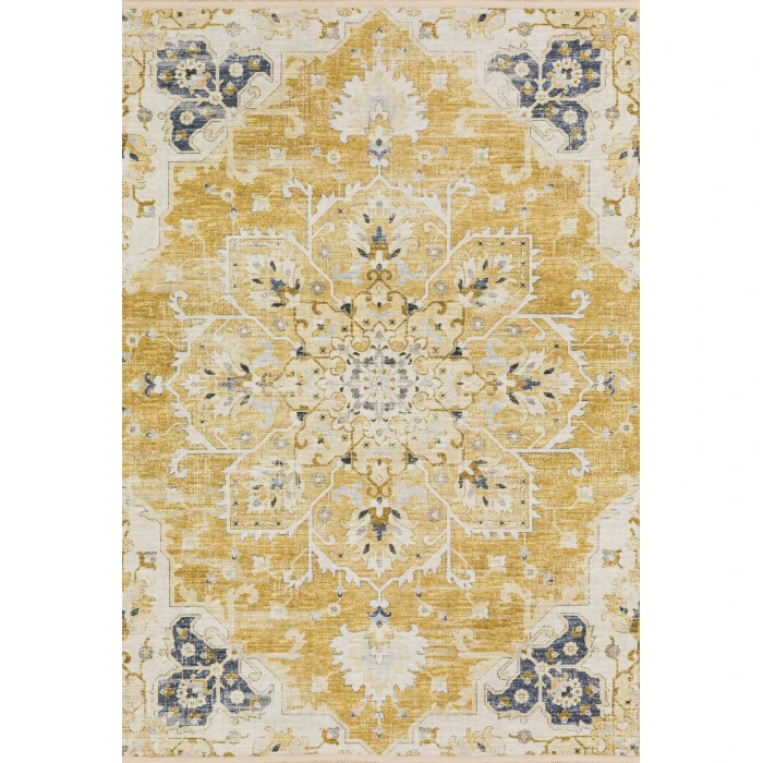 Dalyn Marbella MB3 Gold Area Rug 9 ft. X 13 ft. Rectangle