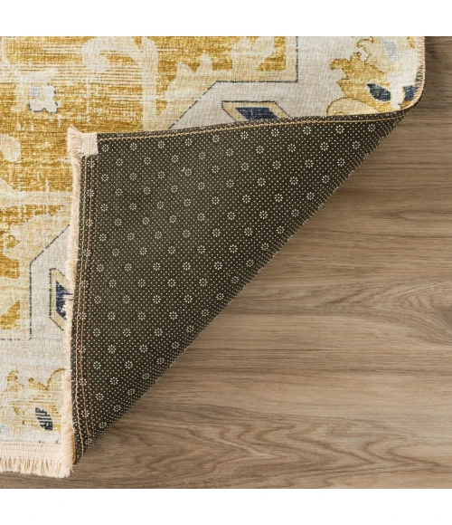 Dalyn Marbella MB3 Gold Area Rug 8 ft. X 10 ft. Rectangle