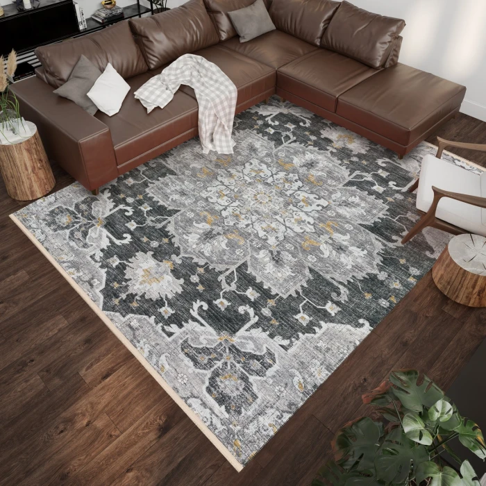 Dalyn Marbella MB3 Midnight Area Rug 9 ft. X 13 ft. Rectangle