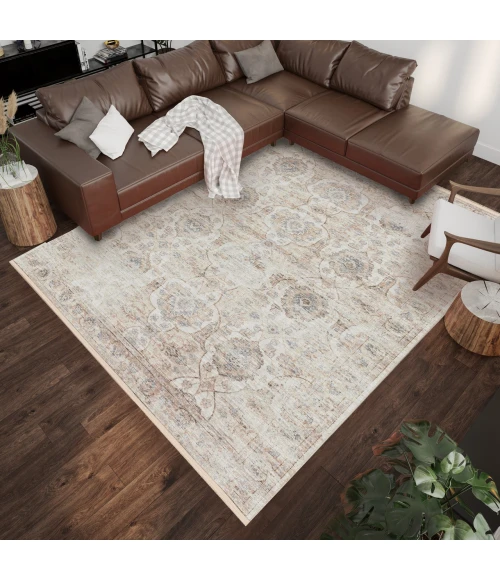 Dalyn Marbella MB5 Ivory Area Rug 5 ft. X 7 ft. 6 Rectangle