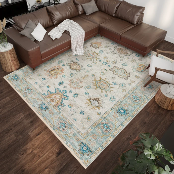 Dalyn Marbella MB6 Ivory Area Rug 9 ft. X 13 ft. Rectangle