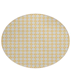 Dalyn Indoor/Outdoor Marlo MO1 Gold Washable 4' x 4' Rug