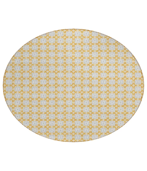 Dalyn Indoor/Outdoor Marlo MO1 Gold Washable 8' x 8' Rug