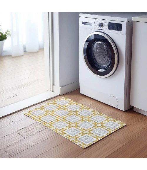 Dalyn Indoor/Outdoor Marlo MO1 Gold Washable 1'8" x 2'6" Rug