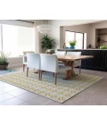 Dalyn Indoor/Outdoor Marlo MO1 Gold Washable 10' x 14' Rug